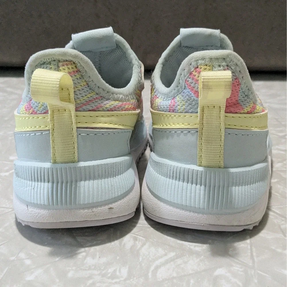 Puma Pacer Future Marble Toddler Sneakers Pastel Pink Yellow Blue 8C